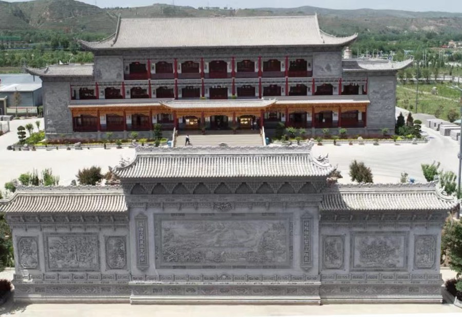 臨夏磚雕非遺工坊。甘肅省文旅廳供圖