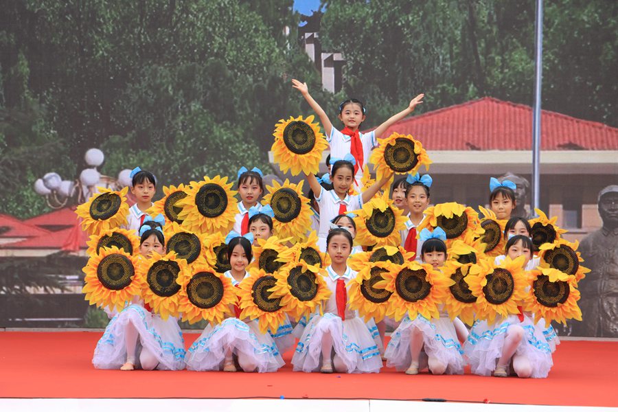 文藝匯演現場。王櫻芳攝