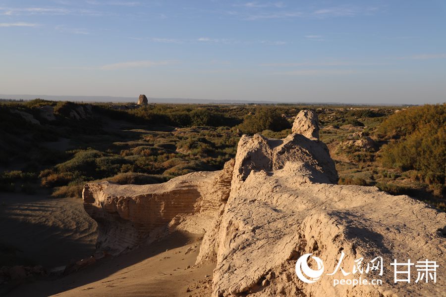 鎖陽城遺址。人民網記者 黃帆攝