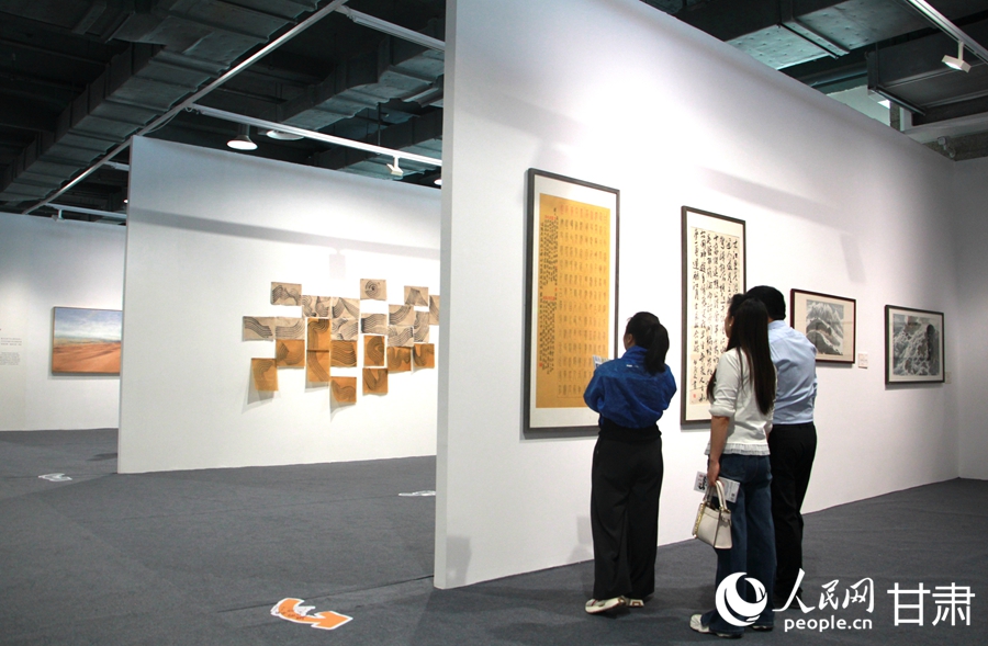 “一帶一路”國際書畫精品展亮相敦煌文博會【11】