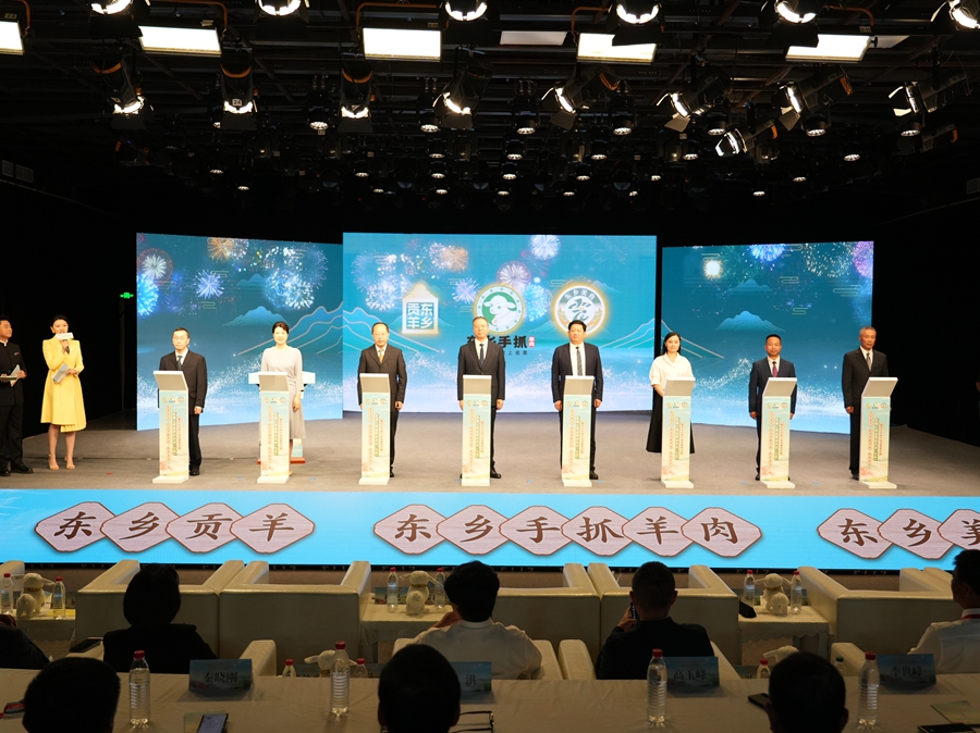 發布會現場。東鄉縣委宣傳部供圖