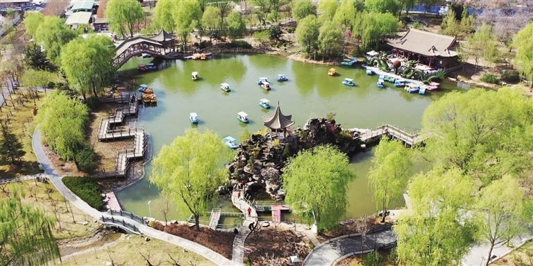 安寧區仁壽山景區綠樹成蔭