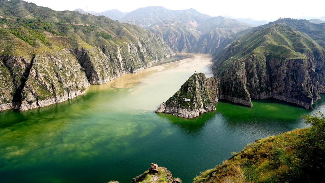 黃洮交匯景點。永靖縣委宣傳部供圖