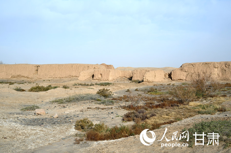 駱駝城遺址。